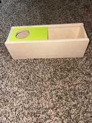 Lovevery Wooden Sliding Top Box The Thinker Kit 11-12 Months Montessori NO BALL