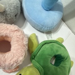 Plush infant toddler stacking rattle toy sea creatures soft baby toy 5 Pcs