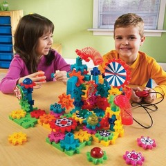 Learning Resources Gears! Gears! Gears! Lights & Action Building Set (121