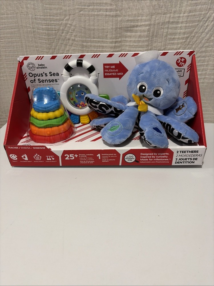 Baby Einstein Opus’s Sea of Senses 3 Piece Gift Set Baby Toys 3+ Months