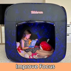 Sensory Tent for Kids with Autism, ADHD, SPD – Calm Corner Helps Children Rel…