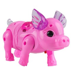 New Pink Color Electric Walking Pig Toy With Light Musical Kids Funny