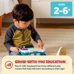 Pop It! ABC & Spelling Keyboard – Multicolor – Smart Letter Guidance with Alphab