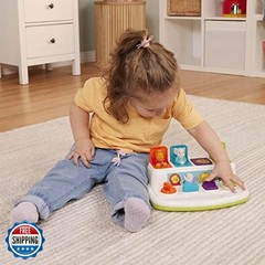 Battat – Cause – And – Effect Toy – Developmental Toy With Buttons and Colors