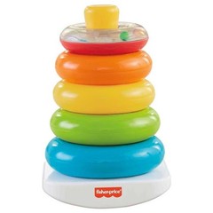 Baby’s First Blocks & Rock-a-Stack Toy Set – 10 Shapes & Ring Stacking Activity