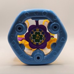 Hap-P-Kid Fun N Roll Flower Baby Activity Toy Sensory Spinner Developmental