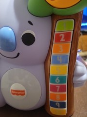 Fisher Price Mattel Linkables Koala Bear Learning Toy Baby Interactive EXCELLENT