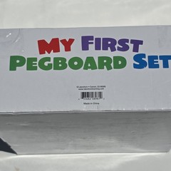 Lakeshore Learning My First Pegboard Set DD645 Complete Preowned Toddler Toy