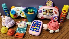 Fisher-Price & LeapFrog Baby Toddler Learning Toy Lot Game Controller Phone Car