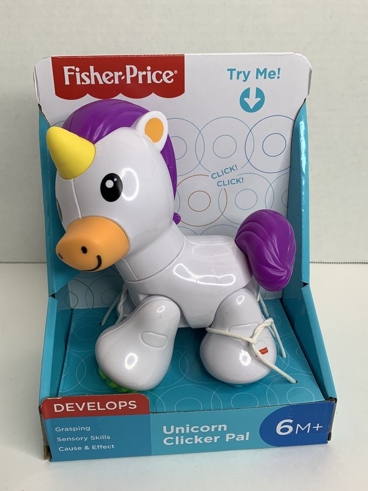 Fisher-Price Unicorn Clicker Pal Toy Ages 6 to 36 Months