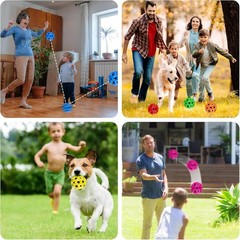 3PCS Mini Super High Bouncing Balls ToysRubber Space Toy for Kids