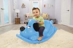 Rocking Puppy Toy – Blue, Interactive Plush Dog, Fun for Toddlers & Kids