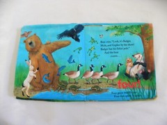 soft cloth baby book bear counts 123 With Forest Animals Handmade