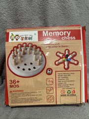 Kids Wooden Memory Match Stick Chess Game Educational Brain Training Toy Gifts