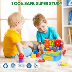 Toys for 1 Old Boy, Musical Toddler Tool Bench, Montessori Educational Toys …