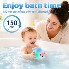 Baby Bath Toys, Pool Water Toys for Babies, Toddler Small, Grey