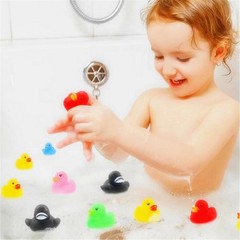 DZTIAN 12 Pcs Multicolored Mini Multicolor Rubber Ducks Melange Duck(12pcs)