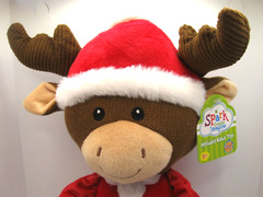 Spark Create Imagine Cute Holiday Baby Toy Reindeer Rattle