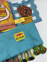 Melissa & Doug Little Chef & Whose Feet Baby Crinkly Lift Flap Books Lot Of 2