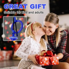 Skip Ball, Portable Foldable Colorful Flash Wheel Swing Ball, Kids Toys for G…
