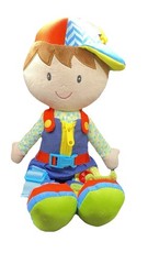 June Garden Dressy Friends Lucas 15.5” Educational Doll Zipper, Buckle, Laces