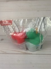 Target Holiday Rubber Ducks 2 Pack Green & Red Bathtub JEEP Christmas NIP