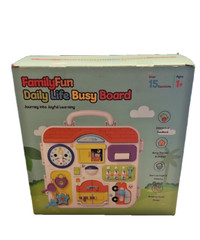 Family Fun Daily Life Busy Board Set Interactive Set – NEW – Great for Toddlers
