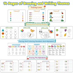 Montessori Preschool Learning Activities Busy Book – Workbook Activity Binder…