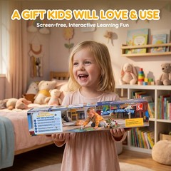 Interactive Learning Posters with Talking Astronaut Pen Tap to Learn ABCs Num…