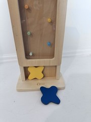 KiwiCo Panda Crate Clover Drop toy Montessori Wooden Toy Problem Solving Skills