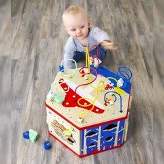 Small Foot XL Motor Skills Cube Move It Wooden Activity Toy Model 11051 NIB