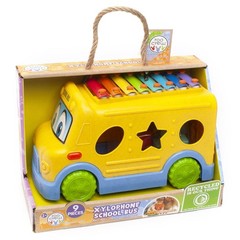 Roo Crew: Xylophone School Bus – 9 Piece Shape & Sort, Color & Sounds