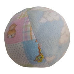 Baby Toddler Cloth Ball Handmade From Baby Receiving Blankets 20″ Diameter CLEAN