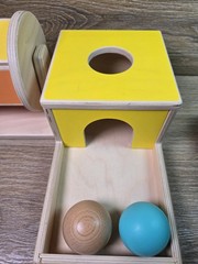 Lovevery Spinning Rainbow Color Wheel & Ball Drop Montessori Toy Lot