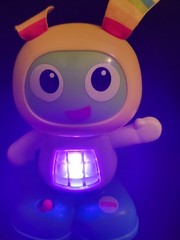 Fisher-Price Bright Beats Juniors Beatbo Mattel 6″ Bobblehead VIDEO! NICE!