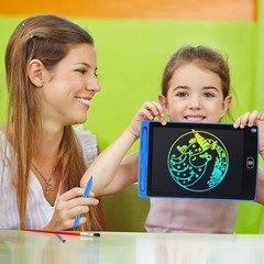 Zhehao 24 Pieces LCD Writing Tablet Doodle Board 8.5 Inch Colorful Reusable S…