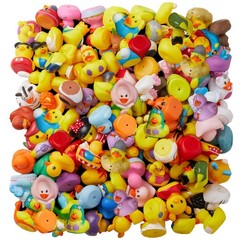 ValenLyra 100 Pack Rubber Duck for Jeeps Ducking – 2″ Bulk Floater 100-Packs
