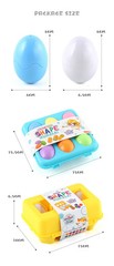 Smart Egg Shape Match Puzzle Montessori Educational Toy for Toddlers Baby Kids
