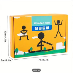 Wooden Puzzle Toy Kids Tabletop Game Learning Toy Parent Child Activity Gift