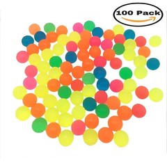 100 Pack Bouncy Balls,Assorted Color,Solid Color High Bouncing Balls for Kids…