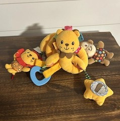 Sozzy Baby Musical Lion Spiral Crib Toy Stroller Car Seat Activity Yellow