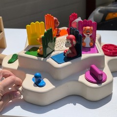 Jungle Multicolor Pop-Up Animal Activity Toy for Babies, Interactive Figures