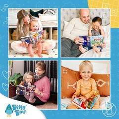 Multicolored Interactive Learning Sound Book for Toddlers Ages 1 and Up