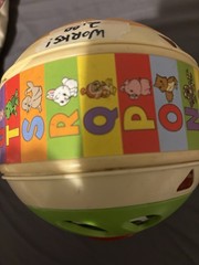 Light-Up Multicolor Learning Ball Toy, Alphabet & Animals, Ages 3+ by Leapfrog