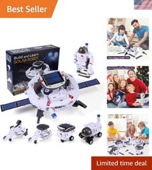 Educational Solar Robot 6-in-1 Kits for Kids Age 8-14 – Hands-On STEM Fun