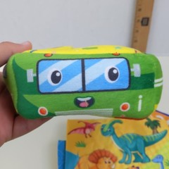 Baby Sensory Learning Toy Soft Activity Book Plush Seat Developmental