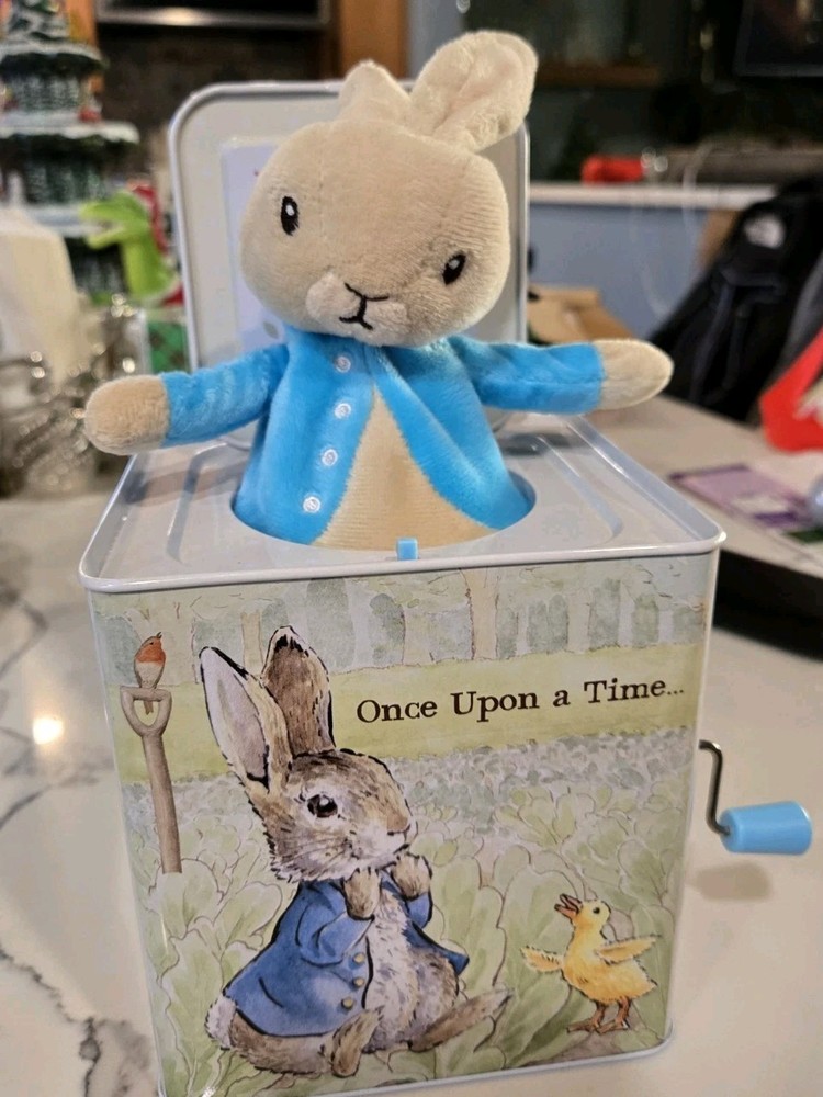 Beatrix Potter Peter Rabbit Jack-in-The-Box, Multi-colored, Standard