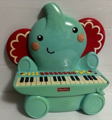 2017 Fisher Price Elephant Piano Fully Functional Tested Works EC Fast Shipping