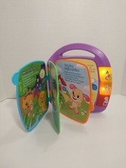 Fisher-Price Toys Baby Girl Boy Laugh & Learn Storybook Musical Rhymes Book 4.P1