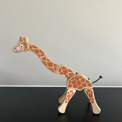 Melissa & Doug Giraffe Grasping Toy First Play Wooden Baby Toddler 1+ Years